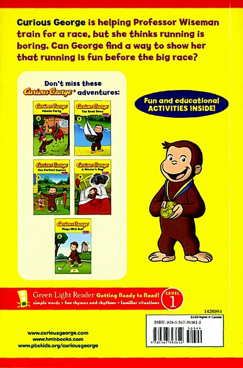 [중고] Curious George Race Day (Cgtv Reader) (Paperback, First Edition)