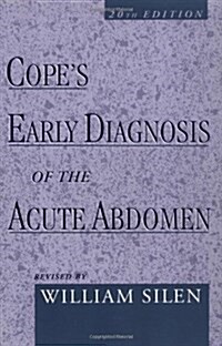 Copes Early Diagnosis of the Acute Abdomen (Paperback, 20)