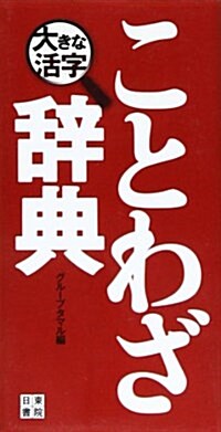 大きな活字 ことわざ辭典 (新書)