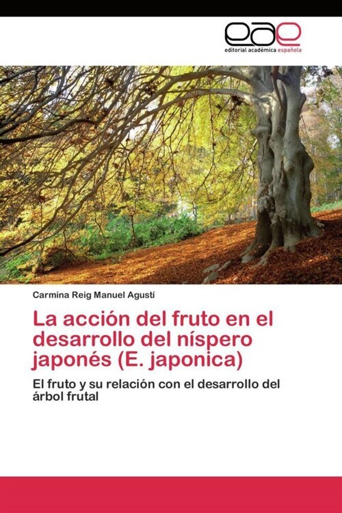 La acci? del fruto en el desarrollo del n?pero japon? (E. japonica) (Paperback)