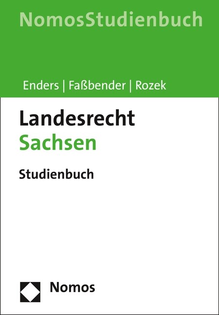 Landesrecht Sachsen: Studienbuch (Paperback)