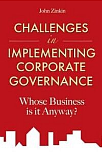 Challenges in Corporate Govern (Hardcover)