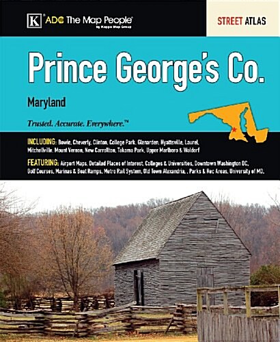 ADC the Map People Prince Georges County MD Atlas (Paperback)