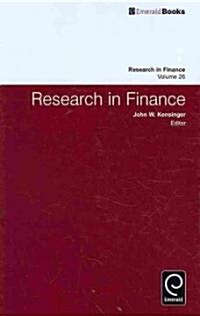 Research in Finance (Hardcover)