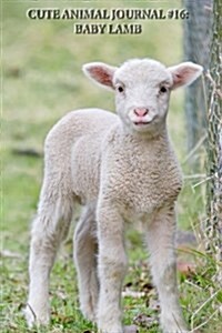 Cute Animal Journal #16: Baby Lamb (Lined Pages): 200 Page Journal (Paperback)