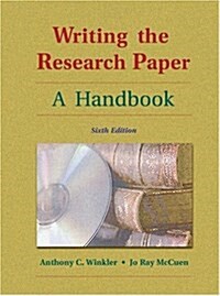 Writing the Research Paper (Paperback, 6th, Spiral)
