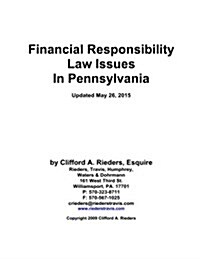 Financial Responsibility Law Issues in Pennsylvania (Paperback)