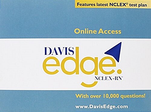 Davis Edge for NCLEX-RN (Access Card) (Paperback)