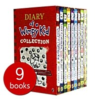 [중고] Diary of Wimpy Kid Collection Boxed Set (9 Paperback, 영국판)