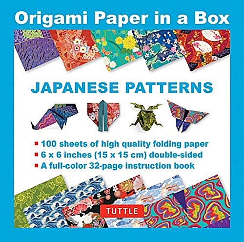 Origami Paper in a Box - Japanese Patterns: 192 Sheets of Tuttle Origami Paper: 6x6 Inch High-Quality Origami Paper Printed with 10 Different Patterns (Other, Book and Kit)