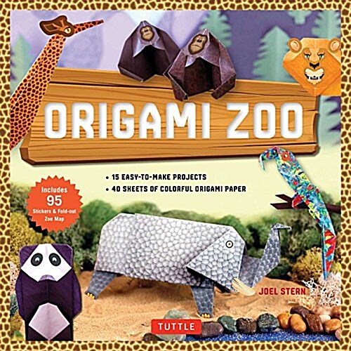 Origami Zoo Kit: Make a Complete Zoo of Origami Animals!: Kit with Origami Book, 15 Projects, 40 Origami Papers, 95 Stickers & Fold-Out (Other, Book and Kit)