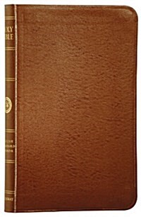 The Holy Bible: English Standard Version, Compact Edition (Premium British Tan Bonded Leather, Red Letter Text) (Leather Bound)