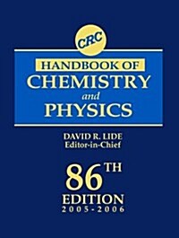 CRC Handbook of Chemistry and Physics, 86th Edition (Hardcover, 86)