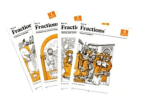 Key to Fractions, Books 1-4 Set (Paperback)
