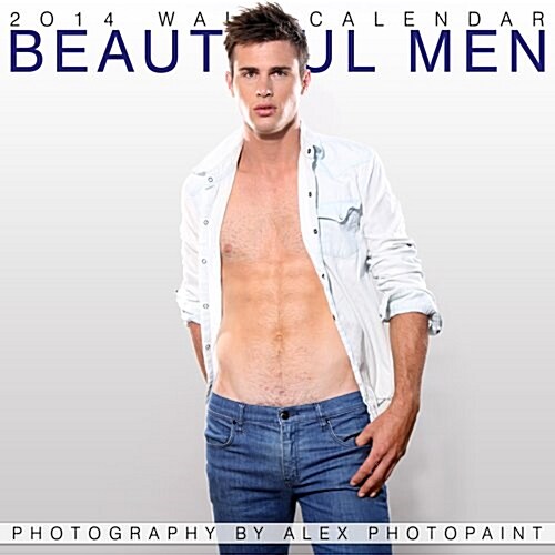 Beautiful Men 2014 Wall Calendar (Calendar, Wall)