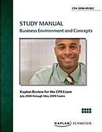 CPA Exam Review Flashcards: Business Environment and Concepts 2008/2009 (Cpa Exam Study Manual) (Cards, Flc Crds)