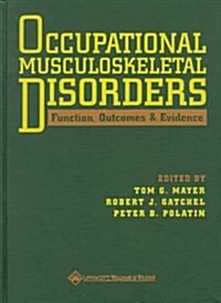 Occupational Musculoskeletal Disorders: Function, Outcomes, and Evidence (Hardcover)