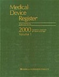 Medical Device Register 2000: The Official Directory of Medical Suppliers (Medical Device Register (United States)) (Hardcover, 20)