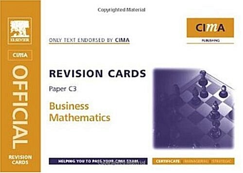 CIMA Revision Cards: Business Mathematics (Spiral-bound)