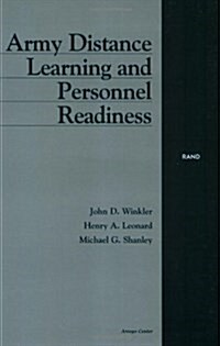 Army Distance Learning and Personnel Readiness (Paperback)