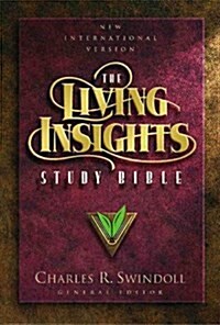 The Living Insights Study Bible: Black Leather (Leather Bound)