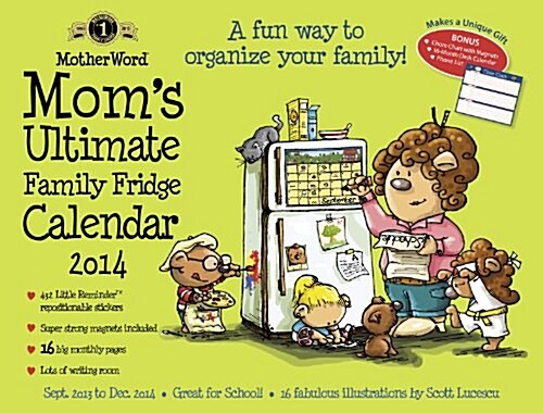 Moms Ultimate Family Fridge Calendar 2014 (Calendar, 16m)