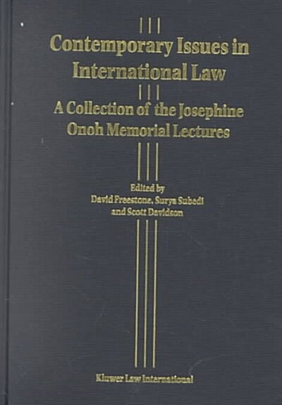 Contemporary Issues in International Law: A Collection of the Josephine Onoh Memorial Lectures (Hardcover)