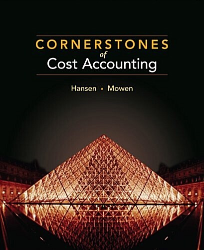 Bundle: Cornerstones of Cost Accounting + CengageNOW Printed Access Card (Hardcover, 1)