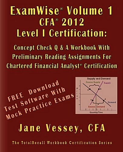 ExamWise®  Volume 1 For 2012 CFA ® Level I Certification The Candidates Question And Answer Workbook With Preliminary Reading Assignments For ... (wit (Paperback)