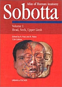 Sobotta Atlas of Human Anatomy: English Text with English Nomenclature (Vol 1 and 2) (Hardcover, Thirteenth)