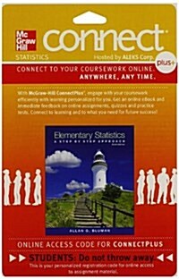 Connect Plus Statistics Hosted by ALEKS Access Card 52 Weeks for Elementary Statistics: A Step-By-Step Approach (Printed Access Code, 9)