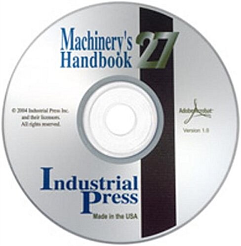 Machinerys Handbook 27th Edition CD (Machinerys Handbook (CD-ROM)) (CD-ROM, 27)