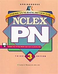 American Nursing Review for NCLEX-PN (Book with Diskette) (Paperback, 3 Pap/Dskt)