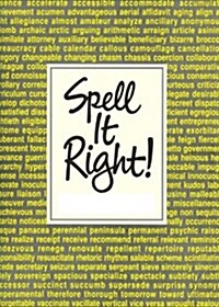 Spell It Right! (Audio Cassette, Book and Cassette)