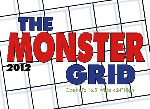 2012 Monster Grid Poster (size) calendar (Calendar, Wal)
