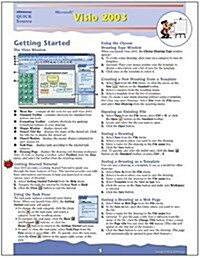 Microsoft Visio 2003 Quick Source Guide (Pamphlet)