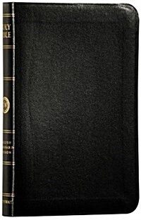 ESV Compact Bible, Premium Bonded Leather, Black, Red Letter Text (Leather Bound, Compact)