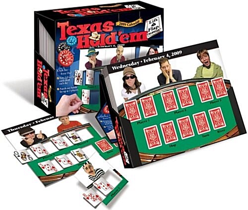 Texas Holdem Lift-a-Flap: 2009 Day-to-Day Calendar (Lift-A-Flap Calendar) (Calendar, Box)