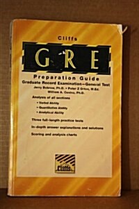 Cliffs Graduate Record Examination General Test: Preparation Guide (Cliffs Preparation Guides) (Paperback, Revised)