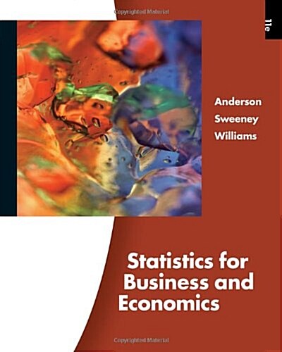 Statistics for Business and Economics (Book Only) (Hardcover, 11)
