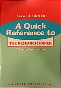 A Quick Reference to Research Paper (Paperback)