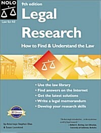 Legal Research: How to Find & Understand the Law (Paperback, 9th)