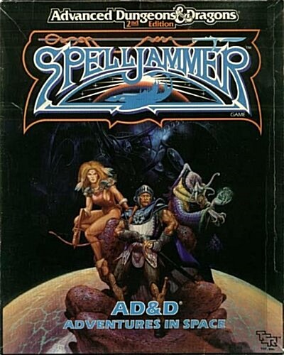 Spelljammer: Adventures in Space (AD&D 2nd Ed Fantasy Roleplaying, 2bks+4maps+cards+counters) (Paperback, 2 Box)