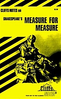Measure for Measure (Cliffs Notes) (Paperback)