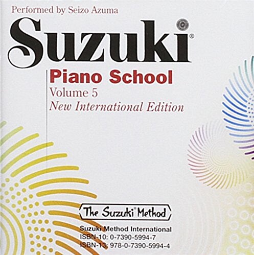 Suzuki Piano School, Volume 5 (CD) (Audio CD, New International)