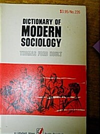 Dictionary of Modern Sociology (Paperback, Copyright 1969)