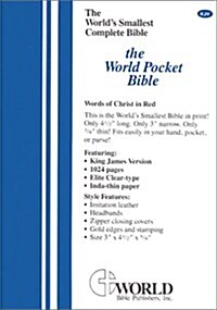 KJV Pocket Bible (Z889bg) (Leather Bound)
