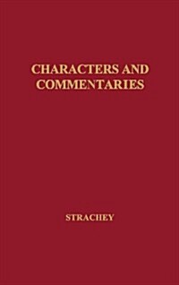 Characters and Commentaries (Hardcover)