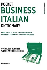 Pocket Business Italian Dictionary (Hardcover, Large type / large print ed)