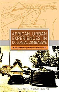 African Urban Experiences in Colonial Zi (Paperback)